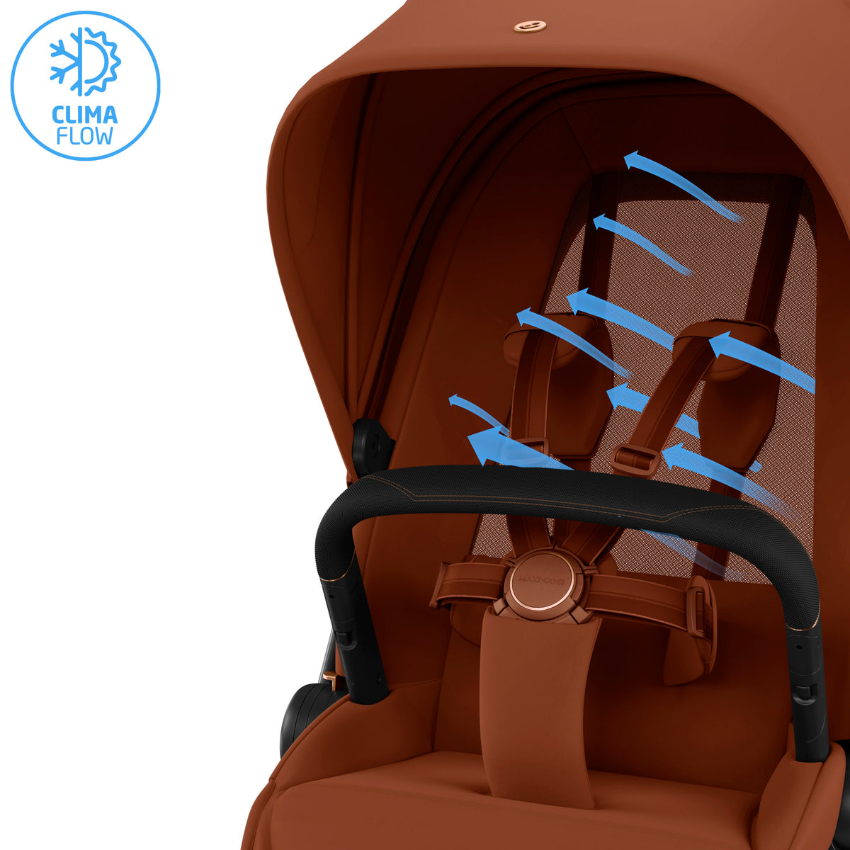 Maxi-Cosi Fame 2026 Premium Travel System with Pebble Slide Pro and Slide Pro Base - Copper Terra