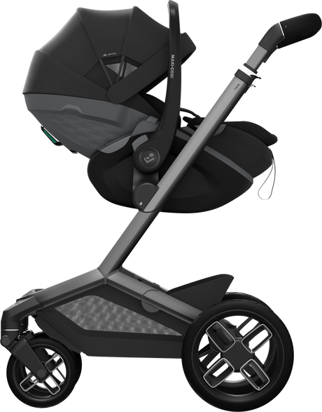 Maxi-Cosi Fame 2026 Premium Travel System with Pebble Slide Pro and Slide Pro Base - Onyx Black
