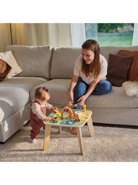 Tiny Love Wooden Activity Table - Farmers Funday