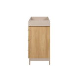 Tutti Bambini Hallee Dresser / Chest Changer - Golden Oak & Mushroom