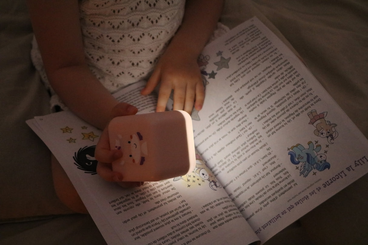 Cloud B Cube B Portable Nightlight - Lily the Unicorn