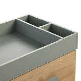 Tutti Bambini Hallee Dresser / Chest Changer - Golden Oak & Sage Weave
