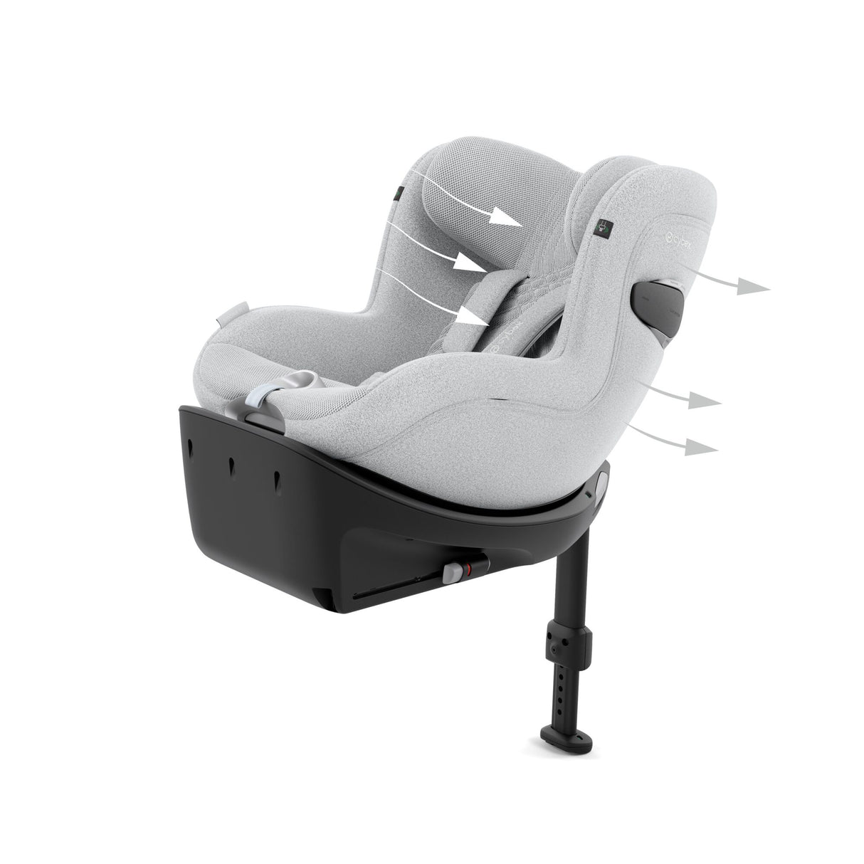 Cybex Sirona Ti Car Seat - PLUS Platinum White