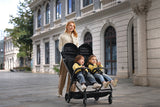 Jovikids Ayla Double Pushchair - Dawn Beige