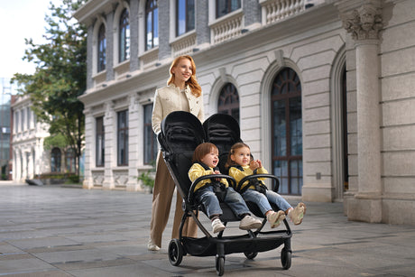 Jovikids Ayla Double Pushchair - Dawn Beige