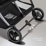 Jovikids Ayla Double Pushchair - Urban Black