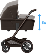Maxi Cosi Fame 2026 Ultimate Travel System With Coral Slide Pro & Slide Pro Base - Espresso Brown
