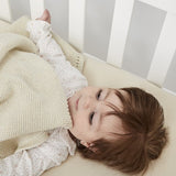 Little Green Sheep Organic Crib Fitted Sheet 35x80cm - Linen