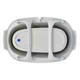 Vital Baby Foldable Compact Baby Bath - White & Grey