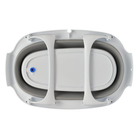 Vital Baby Foldable Compact Baby Bath - White & Grey