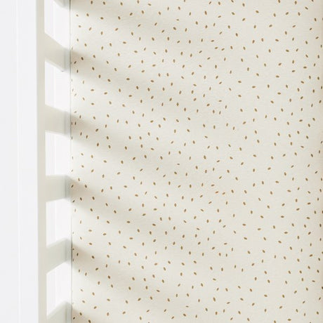 Little Green Sheep Organic Crib Fitted Sheet 35x80cm - Linen Rice