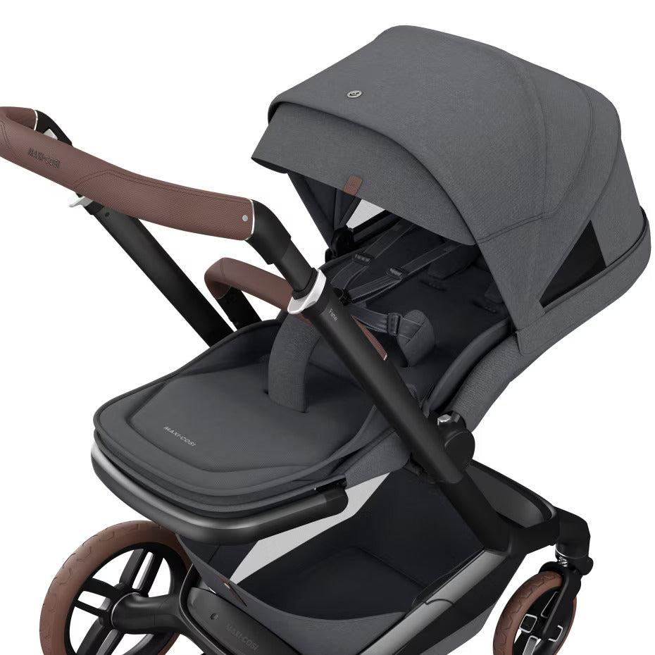 Maxi-Cosi Fame 2026 Premium Travel System with Pebble Slide Pro and Slide Pro Base - Moon Graphite