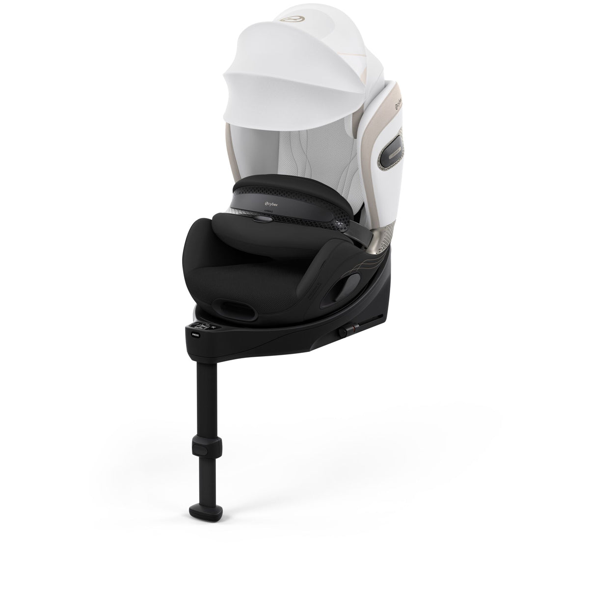 Cybex Anoris Si i-Size Airbag Car Seat with ISOFIX Base -  STYLE Off White