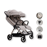 Jovikids Ayla Double Pushchair - Dawn Beige