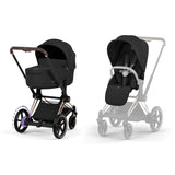 Cybex ePriam 2026 Ultimate Accessory Bundle with Cloud T & ISOFIX Base - Rose Gold/Sepia Black