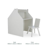 CuddleCo Storage Desk/Easel & Chair - House
