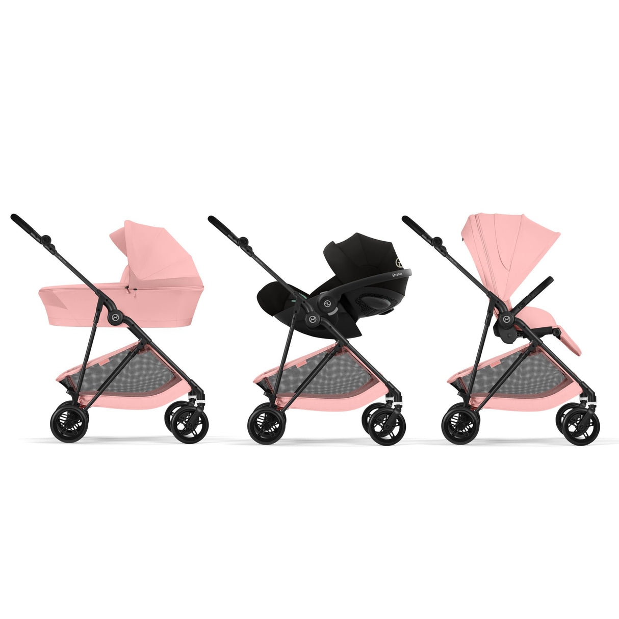 Cybex Melio Carbon Stroller - Candy Pink