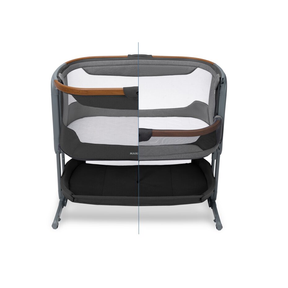 Maxi Cosi Iora Pro Bedside Crib - Elegance Graphite