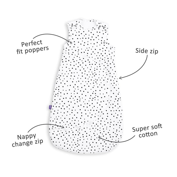 SnuzPouch Winter Sleeping Bag | 2.5 Tog | 0-6 Months  – Mono Spots