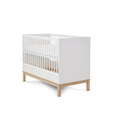 Obaby Astrid Mini 3 Piece Nursery Furniture Set with Mini Cot Bed & Dresser - White