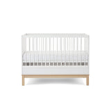 Obaby Astrid Mini 3 Piece Nursery Furniture Set with Mini Cot Bed & Dresser - White