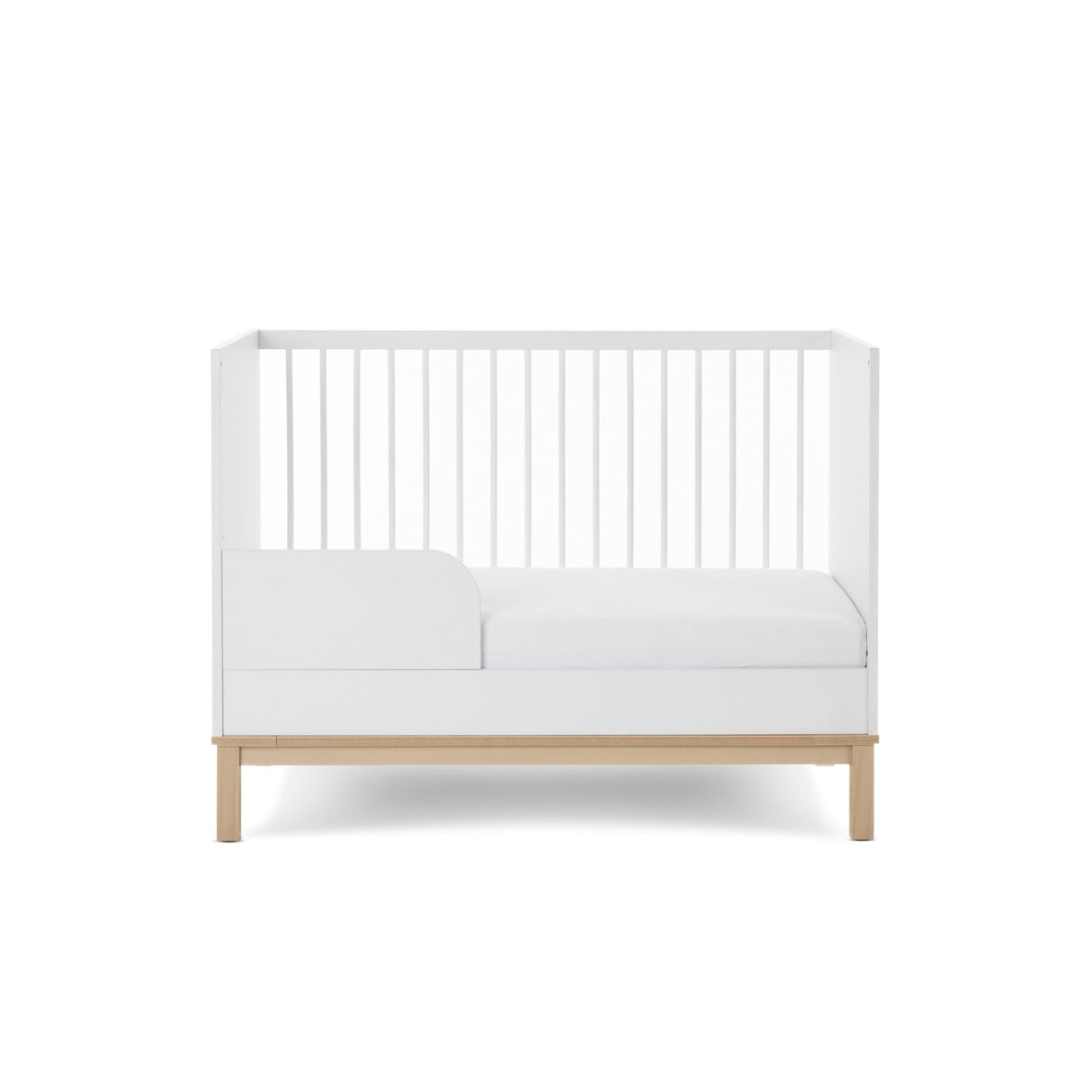 Obaby Astrid Mini 3 Piece Nursery Furniture Set with Mini Cot Bed & Dresser - White