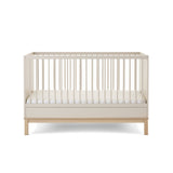 Obaby Astrid 3 Piece Nursery Furniture Set with Cot Bed, Dresser & Wardrobe - Satin