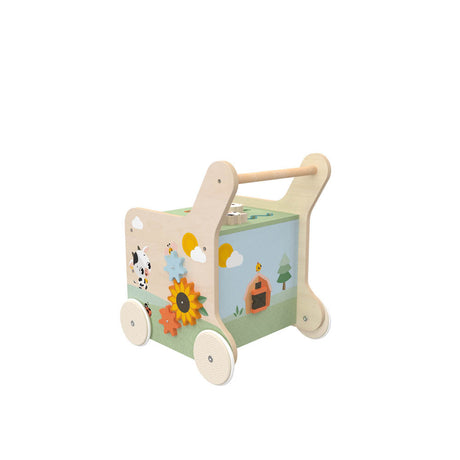 Tiny Love Farmers Funday Push & Play Wooden Walk Behind