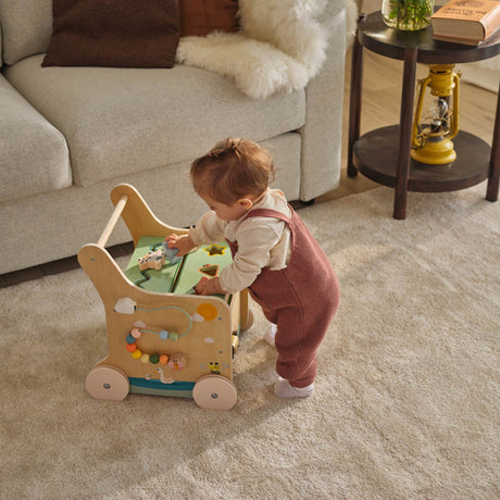 Tiny Love Farmers Funday Push & Play Wooden Walk Behind