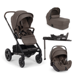 Nuna Mixx Next Travel System with ARRA Flex Car Seat & Curv ISOFIX Base - Chestnut