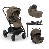 Nuna Mixx Next Travel System with ARRA Flex Car Seat, Curv ISOFIX Base & Stand - Pistachio