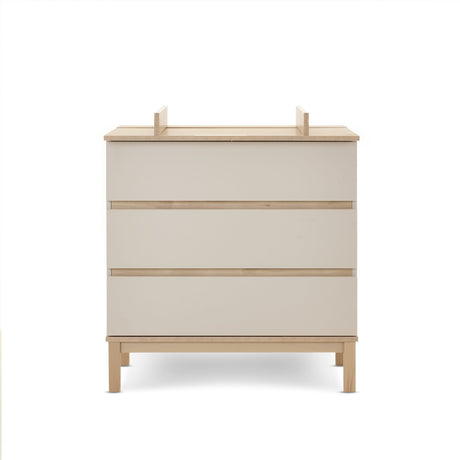 Obaby Astrid Mini 3 Piece Nursery Furniture Set with Mini Cot Bed & Dresser - Satin