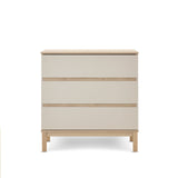 Obaby Astrid Mini 3 Piece Nursery Furniture Set with Mini Cot Bed & Dresser - Satin