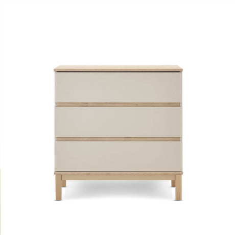 Obaby Astrid Mini 3 Piece Nursery Furniture Set with Mini Cot Bed & Dresser - Satin