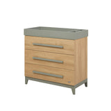 Tutti Bambini Hallee Dresser / Chest Changer - Golden Oak & Sage Weave