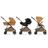 Cybex Melio Carbon Stroller - Cinnamon Yellow