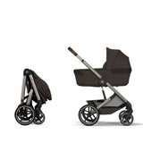 Cybex Balios 2026 with Foldable Carrycot Accessory Bundle - Chocolate Brown