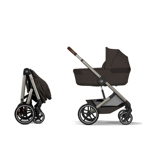 Cybex Balios 2026 with Foldable Carrycot Accessory Bundle - Chocolate Brown