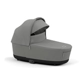 Cybex Priam Travel System with Accessories, Cloud T Car Seat & ISOFIX Base - Mirage Grey / Rose Gold Frame