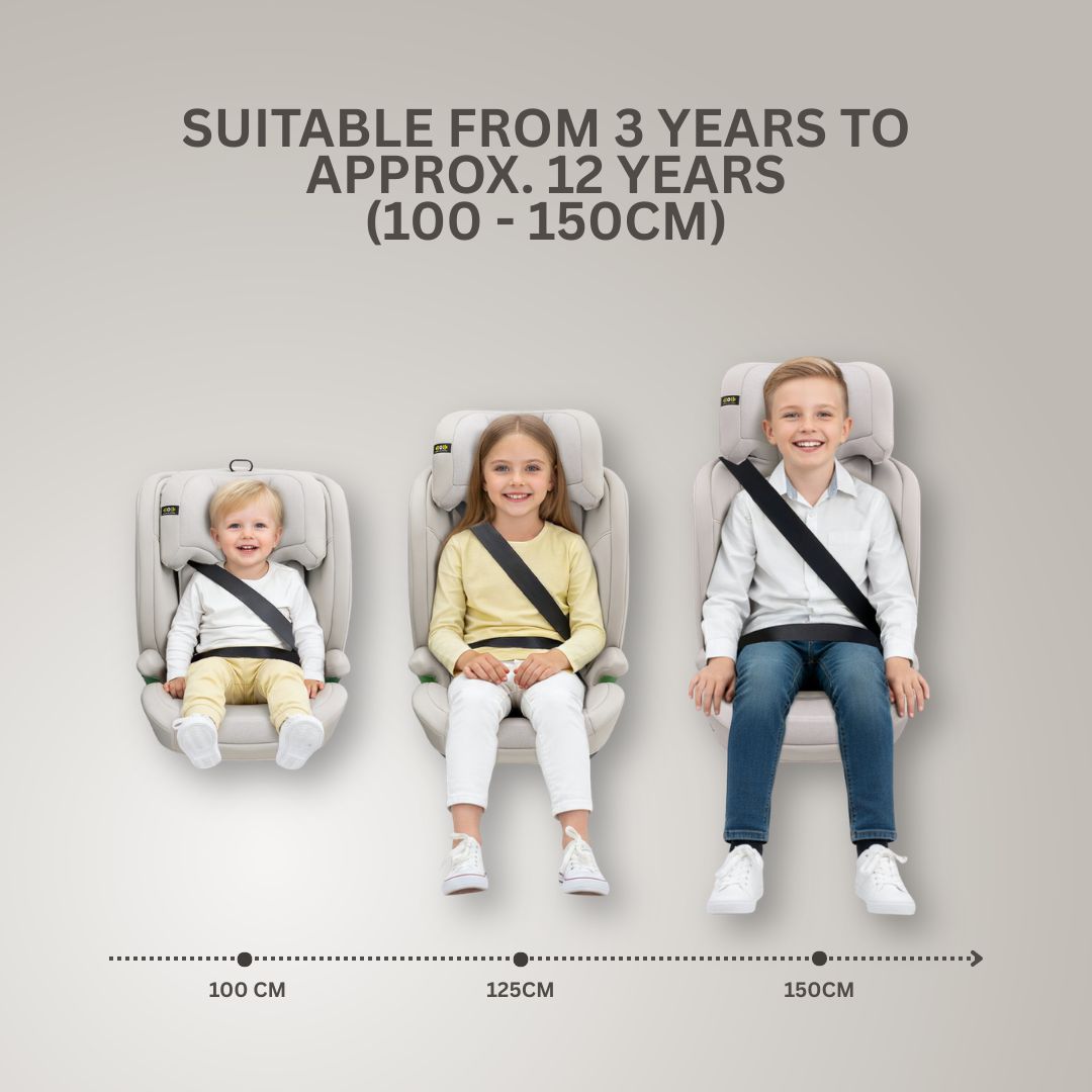 Jovikids Leon High Back Booster - Milkstone