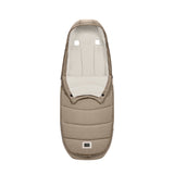 Cybex Priam Travel System with Accessories, Cloud T Car Seat & ISOFIX Base - Cozy Beige / Chrome Black Frame