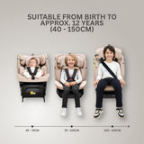 Jovikids Ranger TT Rotating Car Seat - Rosewood