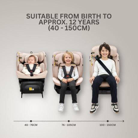 Jovikids Ranger TT Rotating Car Seat - Rosewood