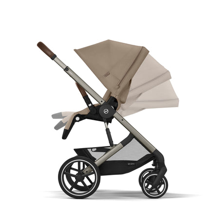 Cybex Balios S Lux Travel System with Cloud G & ISOFIX Base - Almond Beige