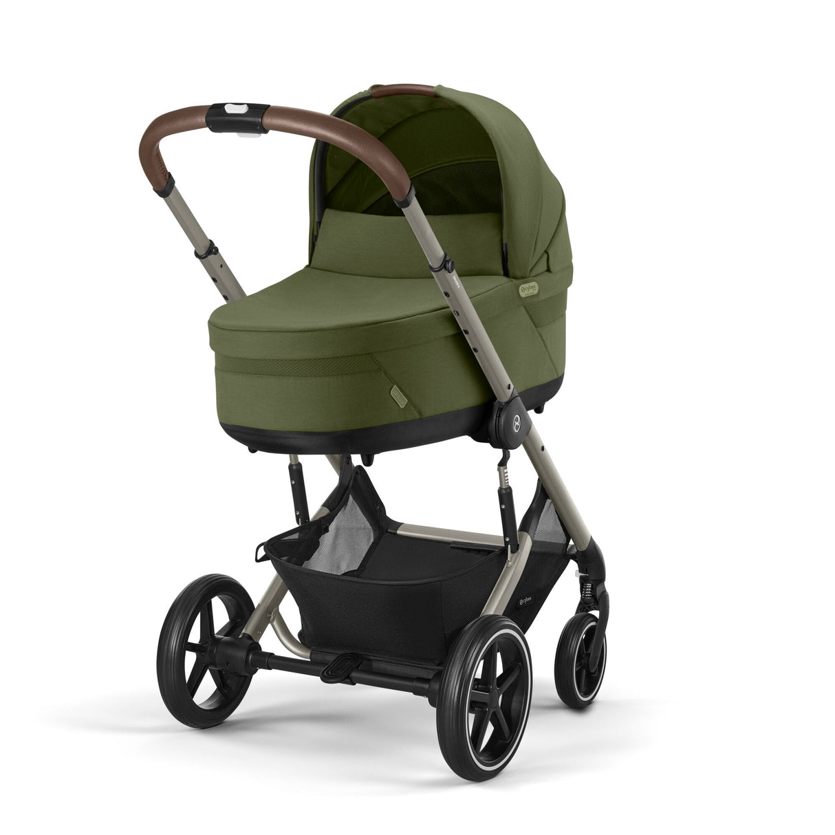 Cybex Balios S Lux Travel System with Cloud G & ISOFIX Base - Moss Green