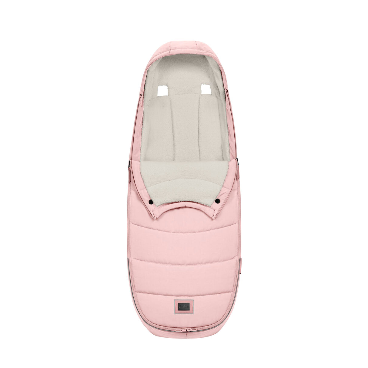 Cybex Priam Travel System with Accessories, Cloud T Car Seat & ISOFIX Base - Peach Pink / Chrome Black Frame