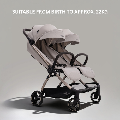 Jovikids Ayla Double Pushchair - Dawn Beige