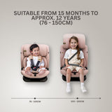 Jovikids Rober+ Folding High Back Booster - Rosewood