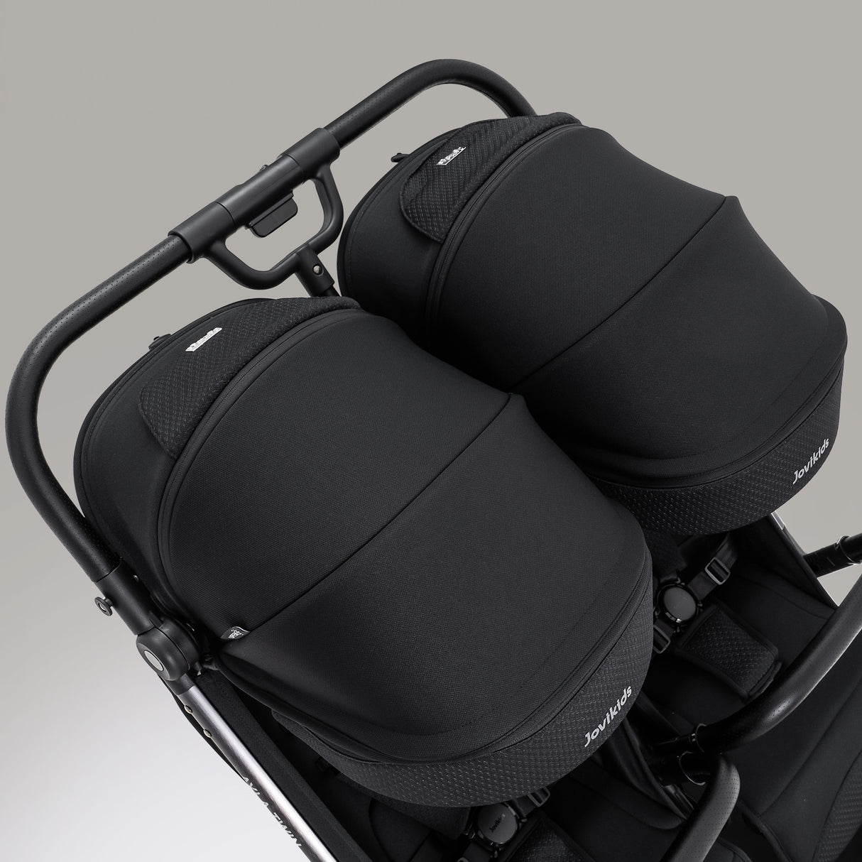 Jovikids Ayla Double Pushchair - Urban Black
