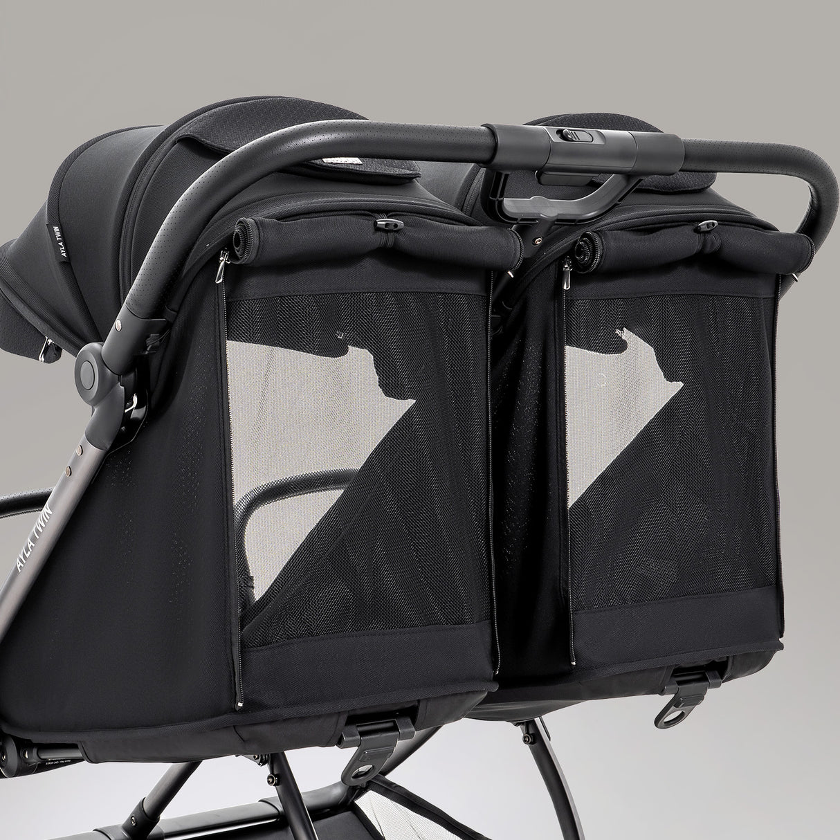 Jovikids Ayla Double Pushchair - Urban Black
